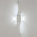 Wall Light - White Aluminium Frame, White Light