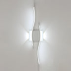 Wall Light - White Aluminium Frame, White Light