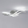 Ceiling Light - Silver Aluminium Frame, White Light