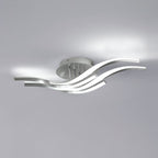 Ceiling Light - Silver Aluminium Frame, White Light