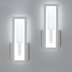 Wall Light - White Acrylic Frame, White Light