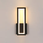 Lampada da Parete - Cornice in Acrilico Nero, Luce Calda