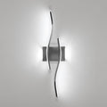 Wall Light - Chrome Aluminium Frame, White Light