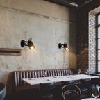 Wall Light - Black Metal Frame