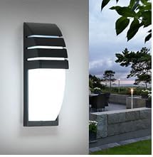 Wandleuchte – Schwarzer Aluminiumrahmen, weißes Licht