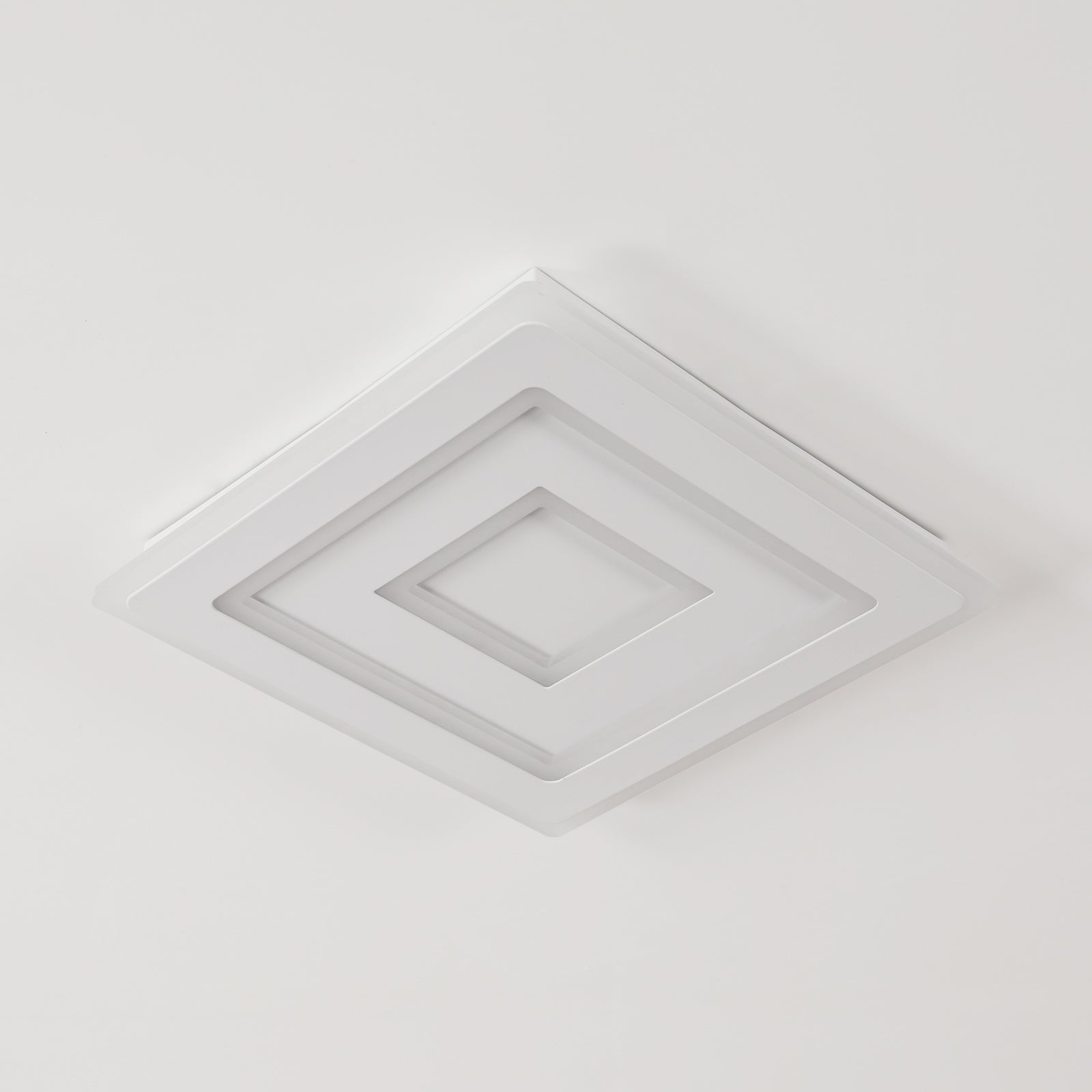 Ceiling Light - White Acrylic Frame, White Light