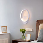 Wall Light - White Aluminium Frame, Warm Light