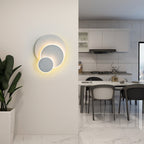 Wall Light - White Acrylic Frame, Warm Light