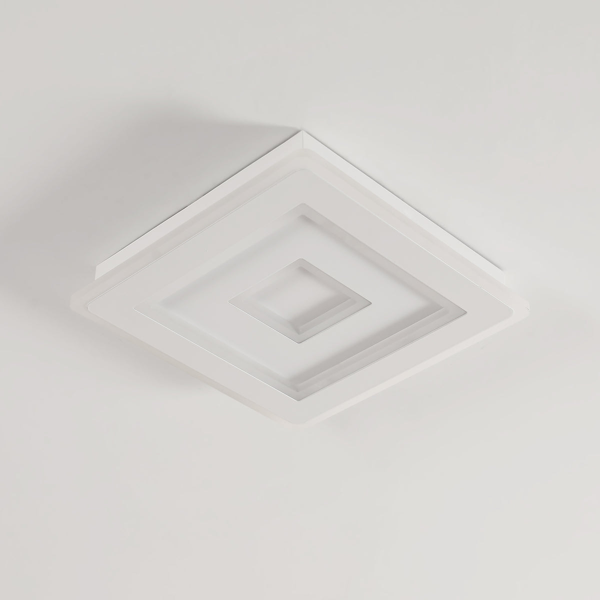 Ceiling Light - White Acrylic Frame, Natural Light