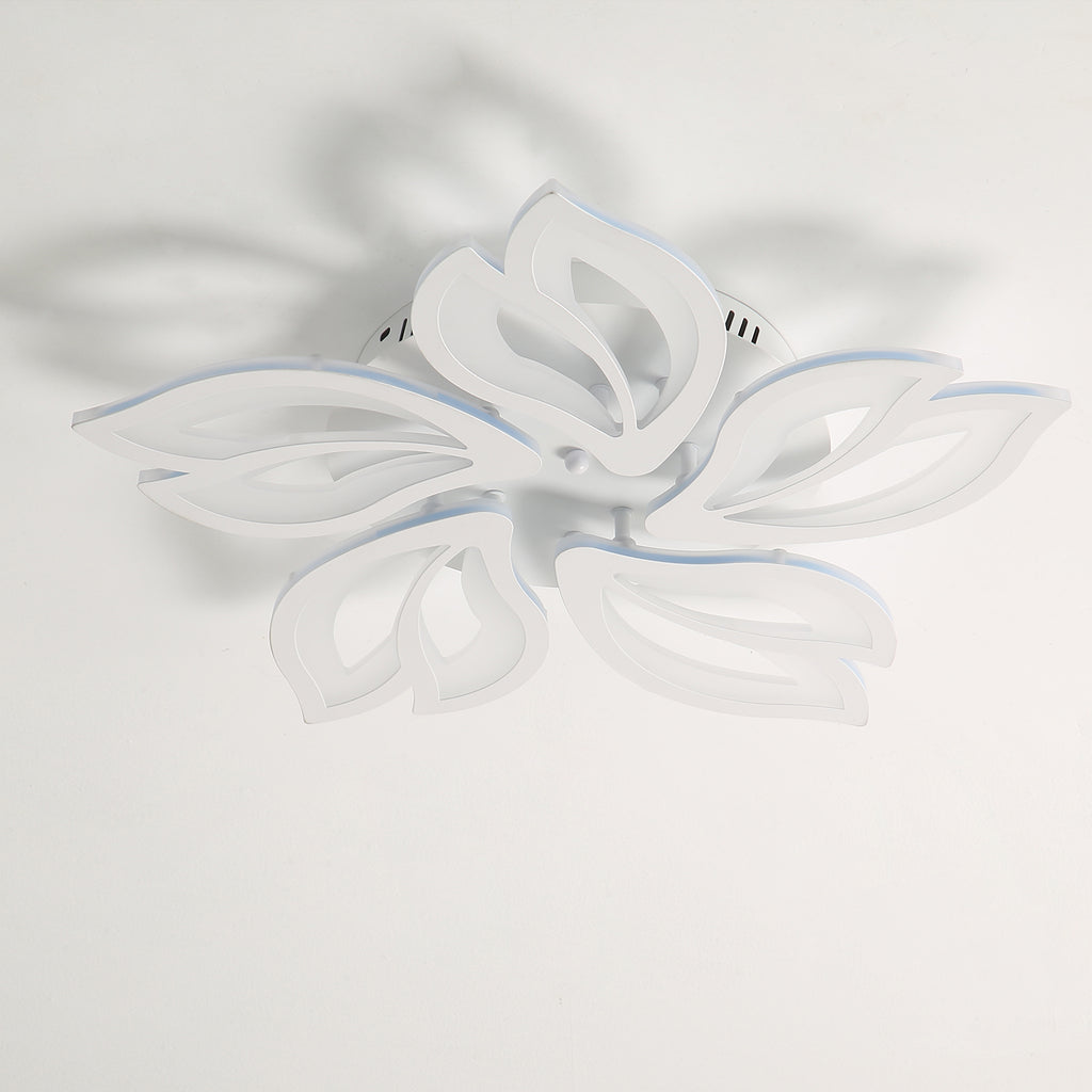 Ceiling Light - White Acrylic Frame, Tunable and Dimmable