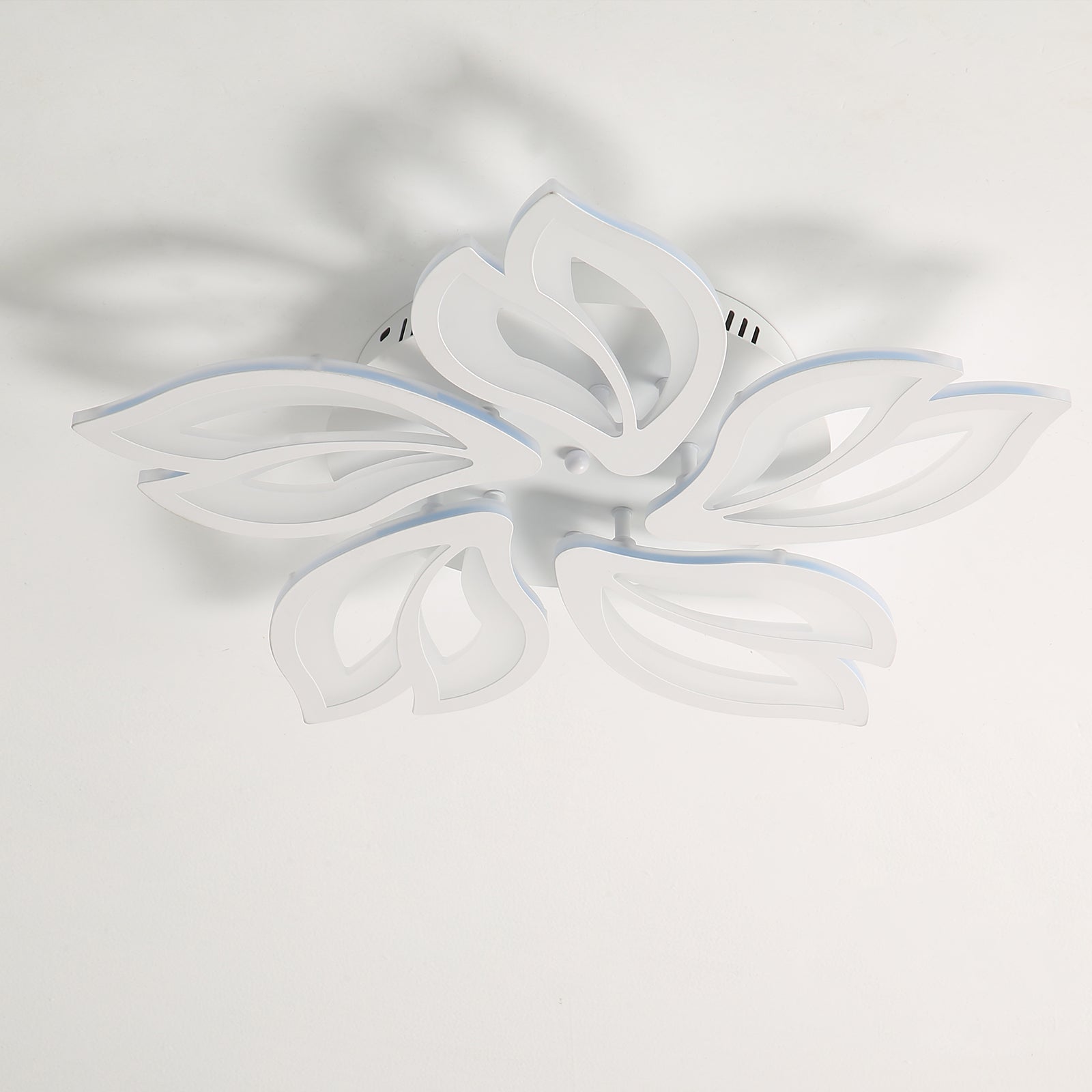 Deckenleuchte - Rahmen aus weißem Acryl, Tunable White und dimmbar