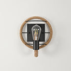 Wall Light - Black Metal Frame