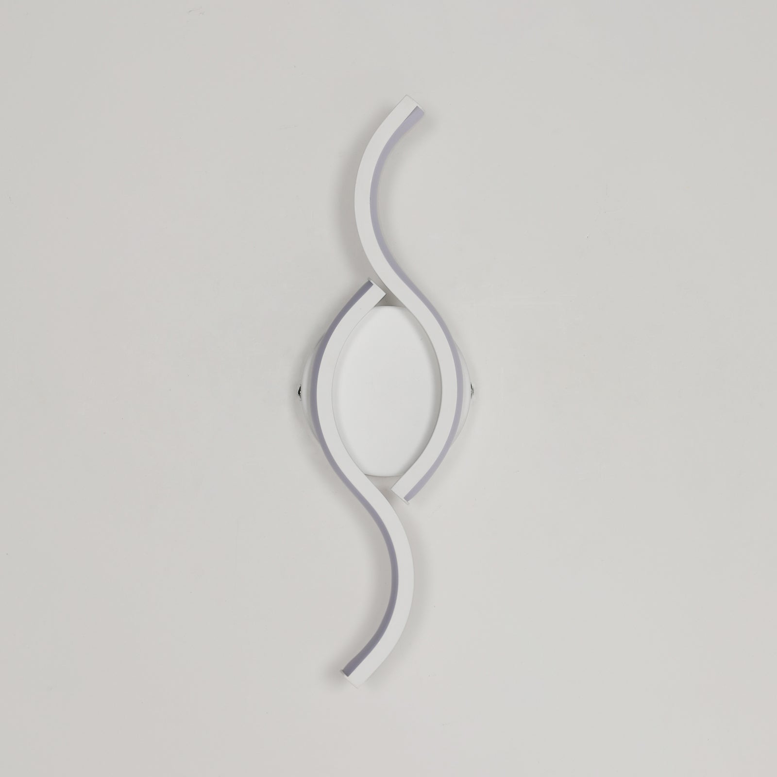 Wall Light - White Aluminium Frame, White Light
