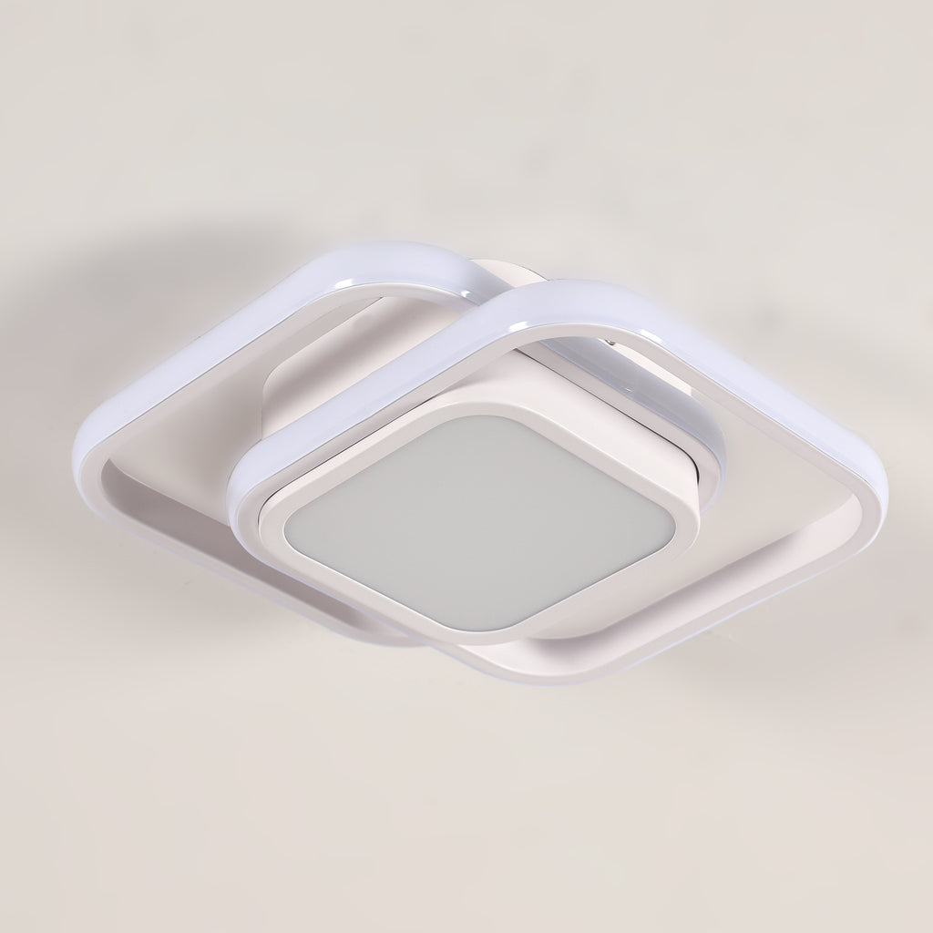 Ceiling Light - White Aluminium Frame, Tunable and Dimmable