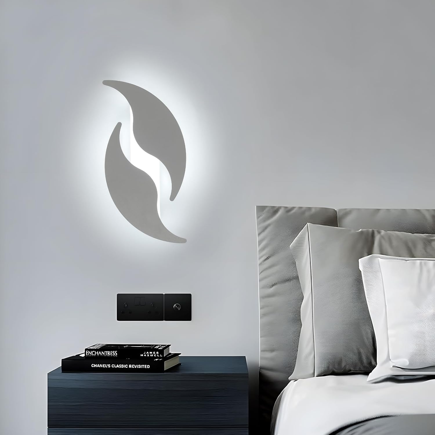 Comely Indoor Wall Lamp, 18W LED Wall Light Cool White 6500K, Creative Design Modern LED Wall Lights Indoor for Bedroom Living Room Corridor Staircase