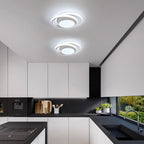 Ceiling Light - White Aluminium Frame, White Light
