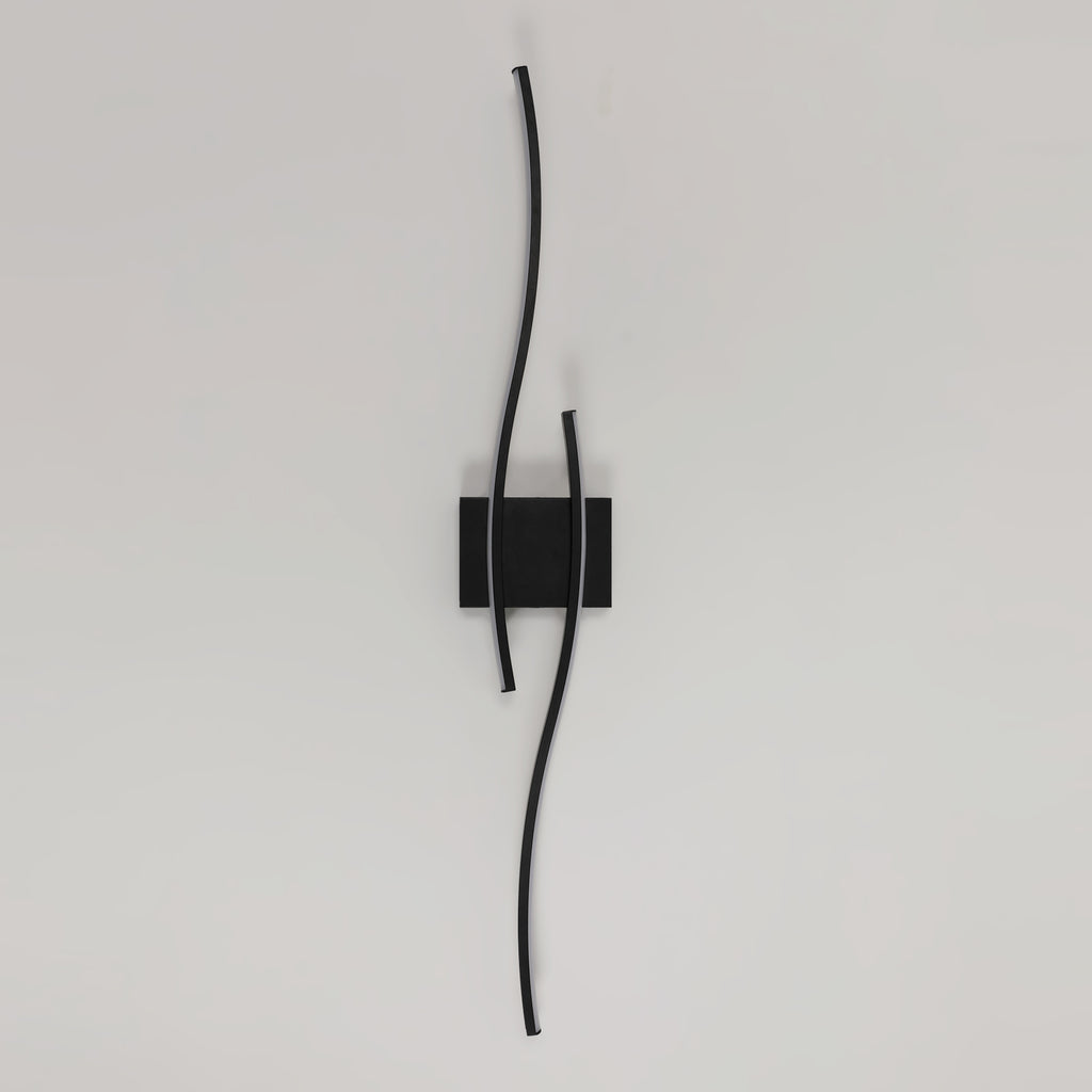 Wall Light - Black Aluminium Frame, White Light