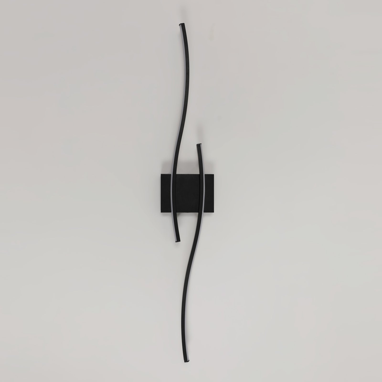 Wall Light - Black Aluminium Frame, White Light