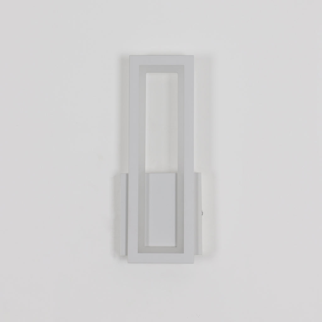 Wall Light - White Acrylic Frame, Warm Light