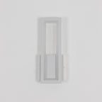 Wall Light - White Acrylic Frame, Warm Light