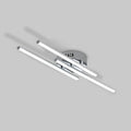 Ceiling Light - Silver Aluminium Frame, White Light