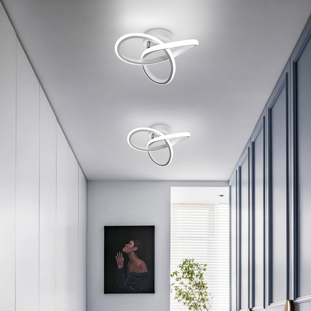 Ceiling Light - White Aluminium Frame, Tunable