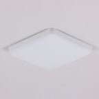 Ceiling Light - White Plastic Frame, Natural Light