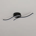 Ceiling Light - Black Aluminium Frame, White Light