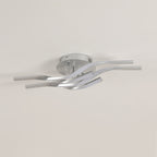 Ceiling Light - Silver Aluminium Frame, Natural Light