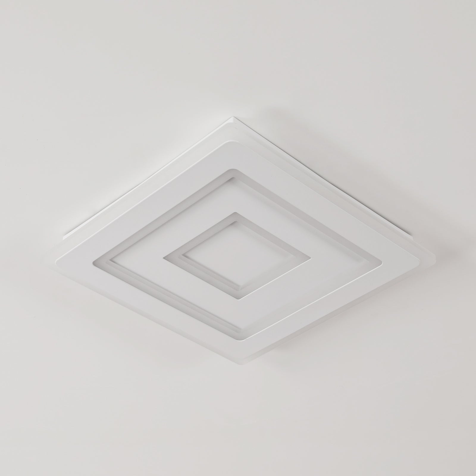Deckenleuchte – weißer Acrylrahmen, neutralweißes Licht