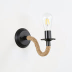 Wall Light - Black Metal Frame
