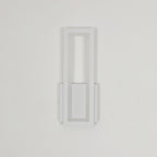 Wall Light - White Acrylic Frame, White Light