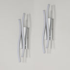 Wall Light - Silver Aluminium Frame, White Light