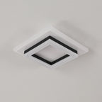 Ceiling Light - Black & White Acrylic Frame, Natural Light