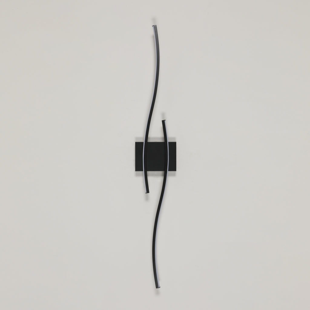 Wall Light - Black Aluminium Frame, Natural Light