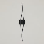 Wall Light - Black Aluminium Frame, Natural Light