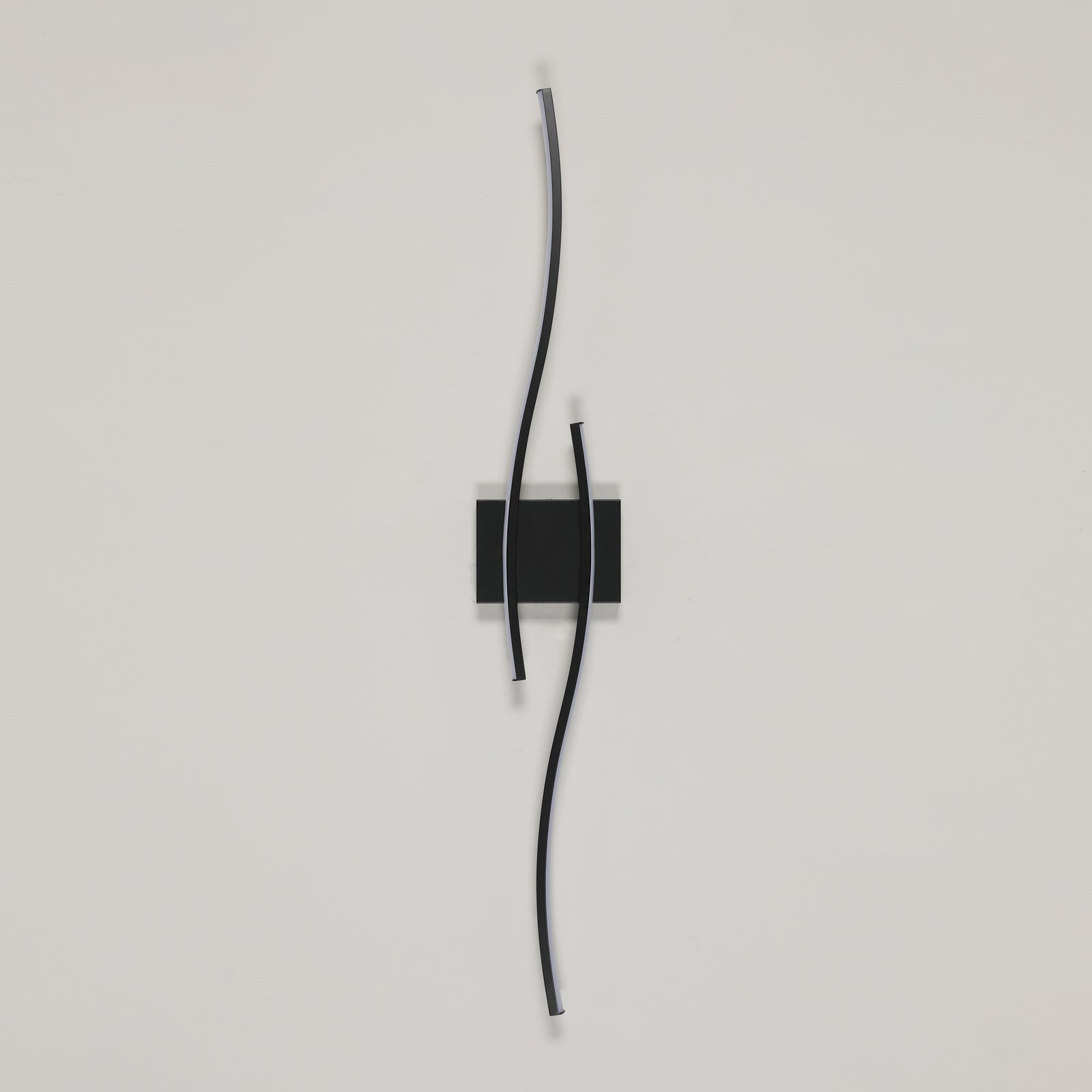 Wall Light - Black Aluminium Frame, Natural Light
