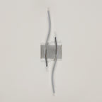 Wall Light - Chrome Aluminium Frame, White Light