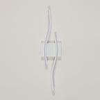 Wall Light - White Aluminium Frame, White Light