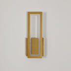 Wall Light - Gold Acrylic Frame, White Light