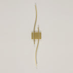 Wall Light - Gold Aluminium Frame, Warm Light