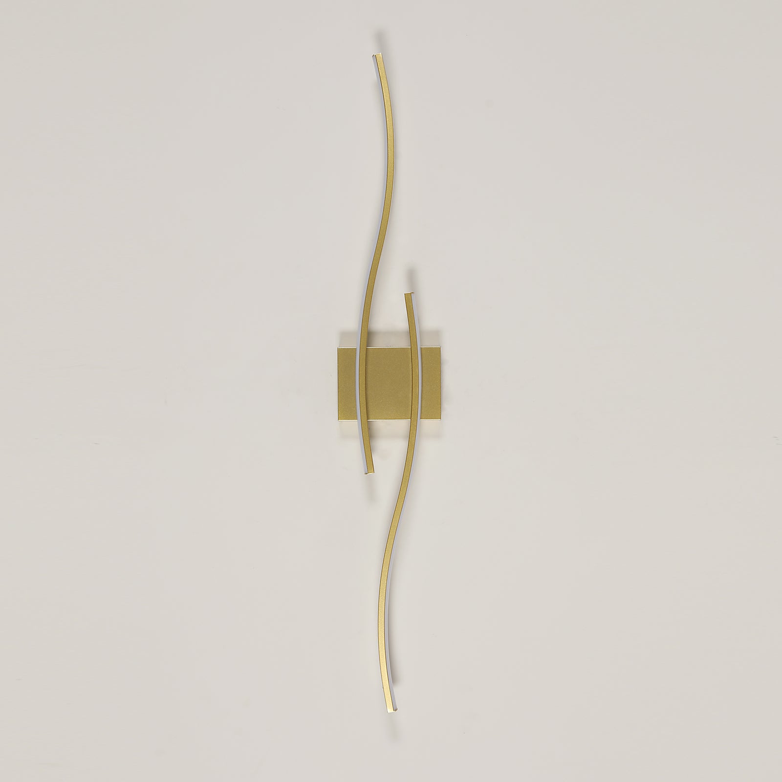 Wall Light - Gold Aluminium Frame, Warm Light