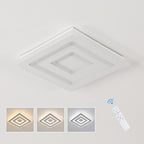 Ceiling Light - White Acrylic Frame, Tunable and Dimmable