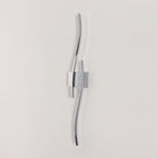 Wall Light - Chrome Aluminium Frame, Warm Light