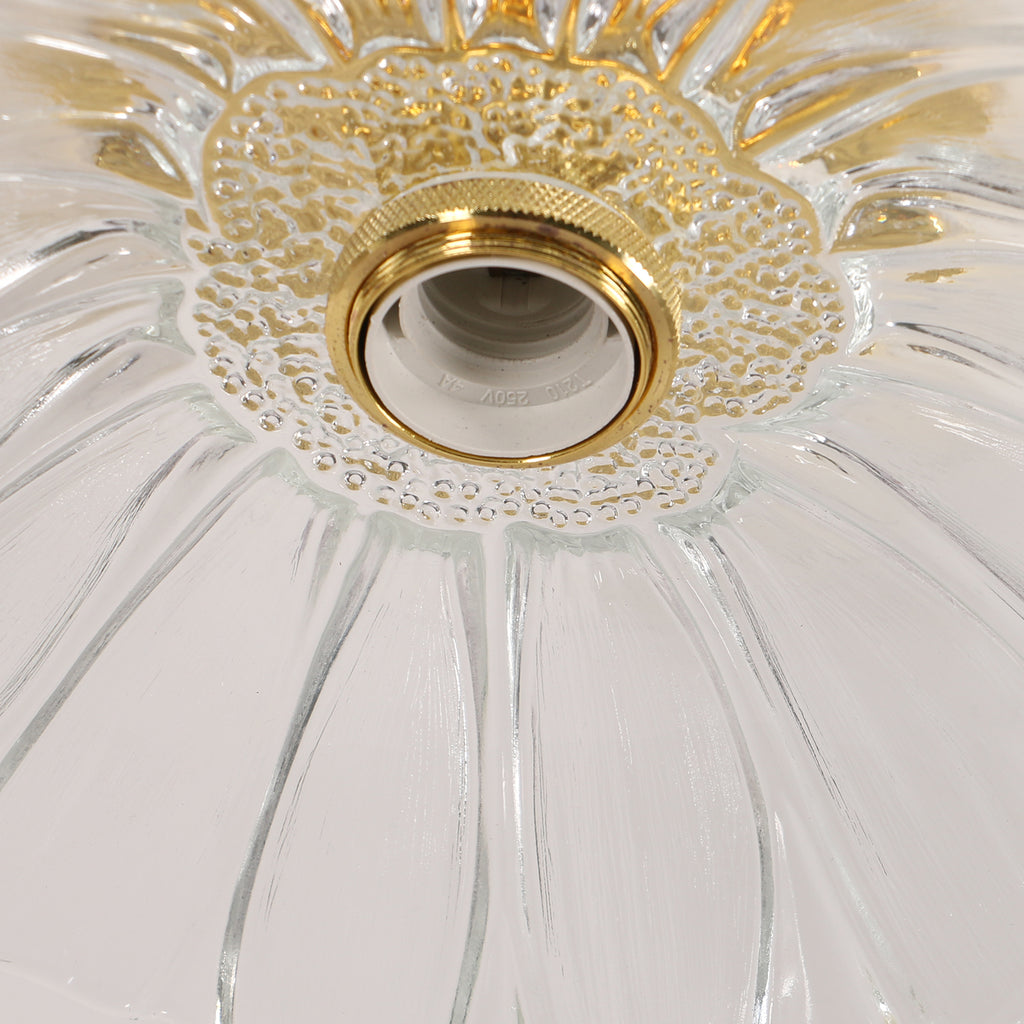 Deckenleuchte – Goldglasrahmen