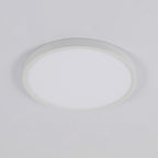 Ceiling Light - White Plastic Frame, Warm Light