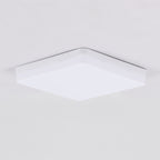 Ceiling Light - White Plastic Frame, White Light