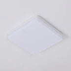 Ceiling Light - White Plastic Frame, Natural Light