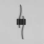 Wall Light - Black Aluminium Frame, Warm Light