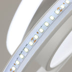 Ceiling Light - White Aluminium Frame, White Light